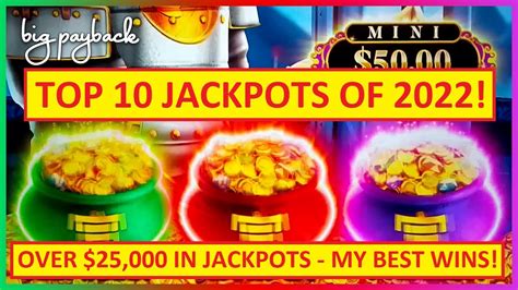 WINNING OVER $25k! Top 10 MOST EXCITING Slot Jackpots .